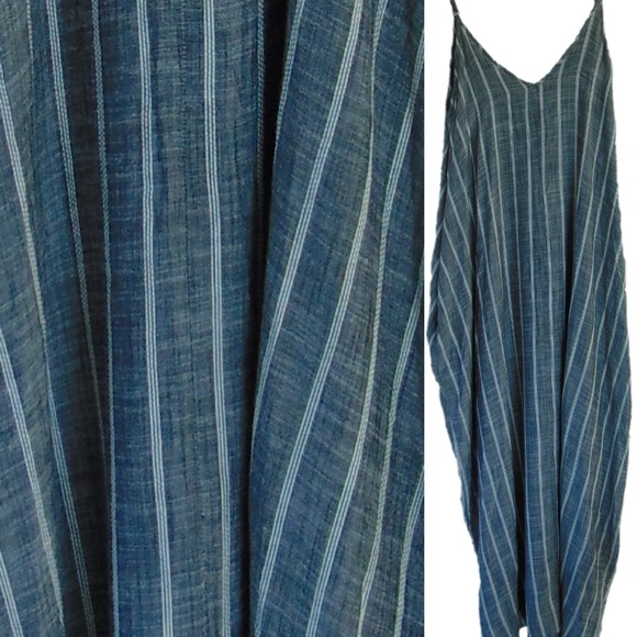 Elan Maxi Dress Cover-up Gray Chambray - Picture 2 of 2